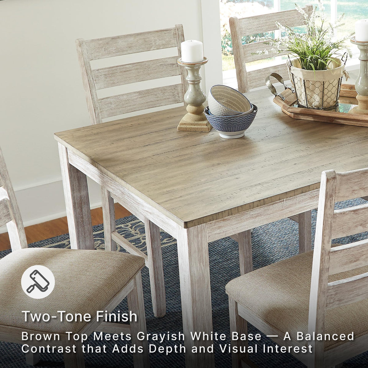 7-Piece Farmhouse Dining Set