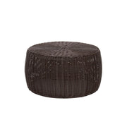 Resin Woven Storage Stool Ottoman