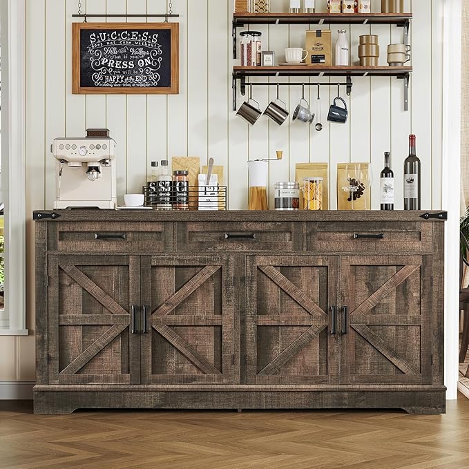 63" Buffet Cabinet with Storage