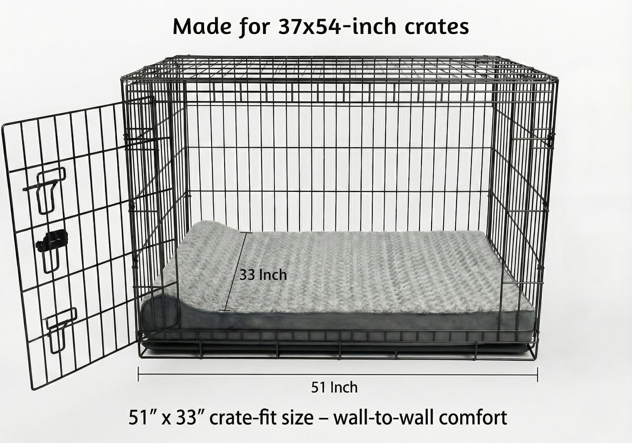 Orthopedic Dog Bed – 45D Memory Foam, XXL