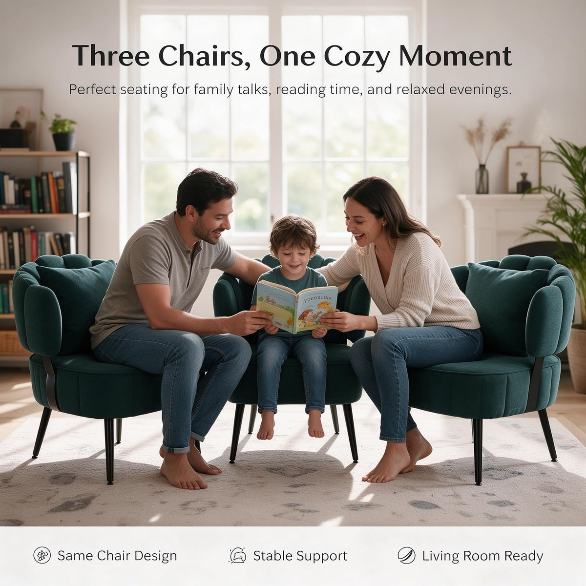 Chenille Barrel Accent Chair
