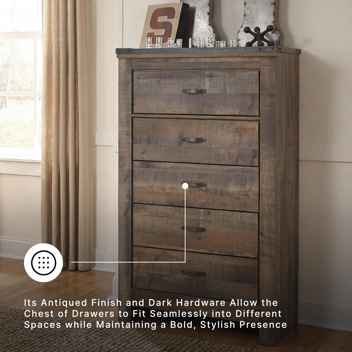 Signature Design by Ashley 5 Drawer Chest of Drawers