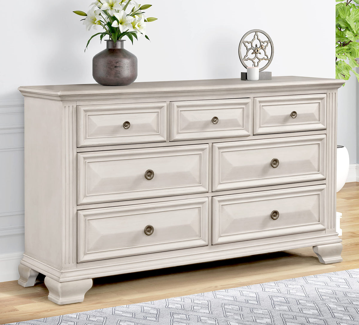 King Wood Bedroom Set, 5-Piece
