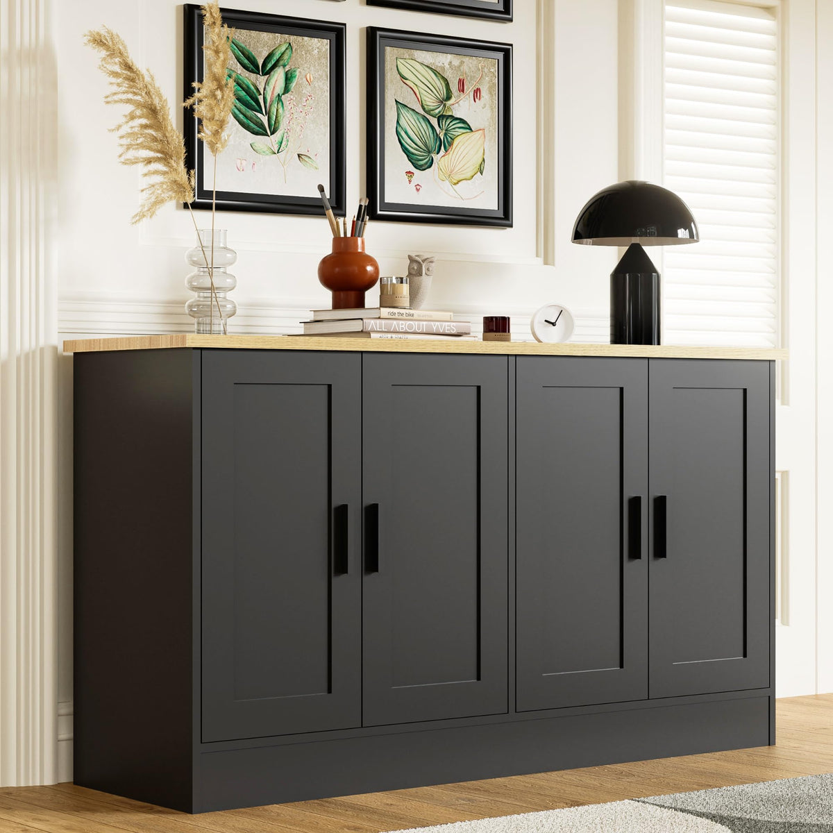 4-Door Buffet Cabinet