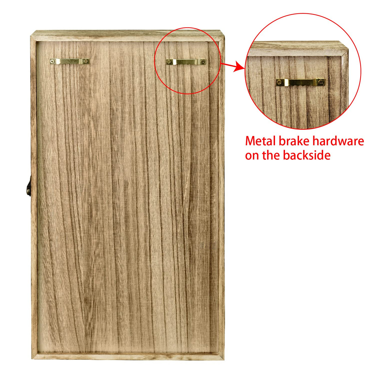 Wall-Mounted Wood Display Case