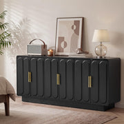 XUZENEST Sideboard Buffet Cabinet with Storage, 63" Arched Storage Cabinet