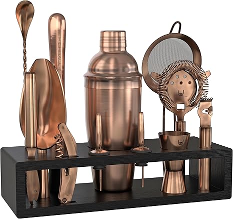 13-Piece Cobbler Cocktail Shaker Bar Set