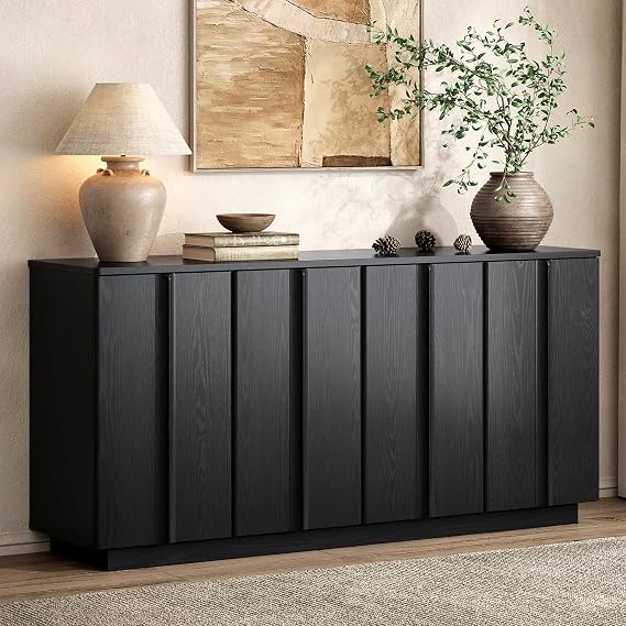 Fluted Walnut Sideboard