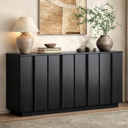 ONBRILL 61" Sideboard Buffet Cabinet with Storage Black
