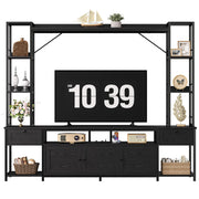 Entertainment Center TV Stand with Storage & Power Outlet