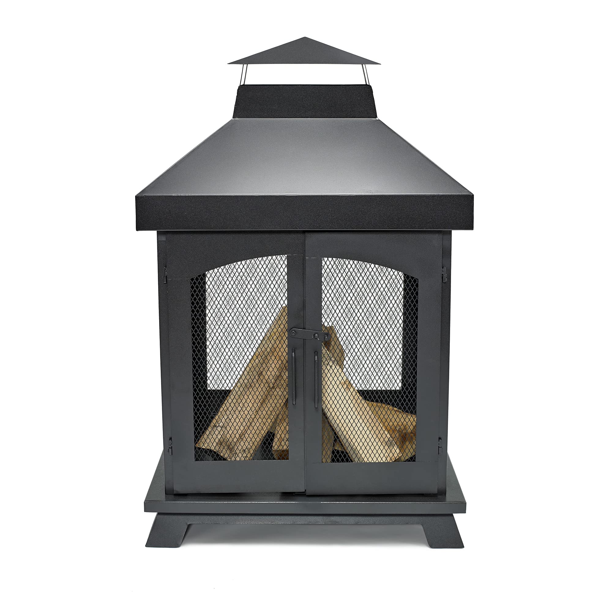 Wood Burning Outdoor Fireplace