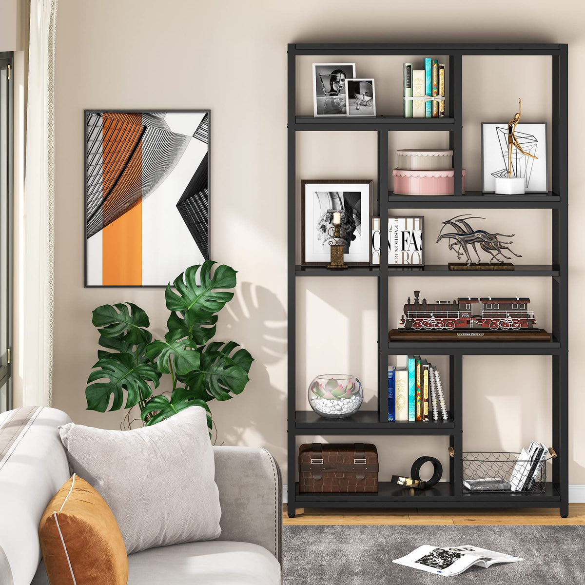 7-Tier Open Bookcase