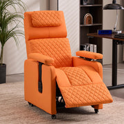 Seanrum Gaming Sofa Recliner with Lockable Wheels, 300LBS, Headrest