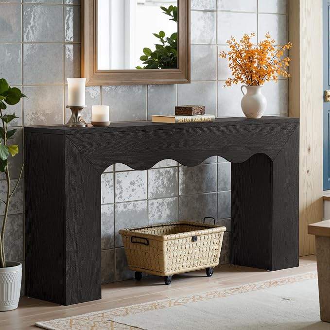 Wavy Edge Console Table