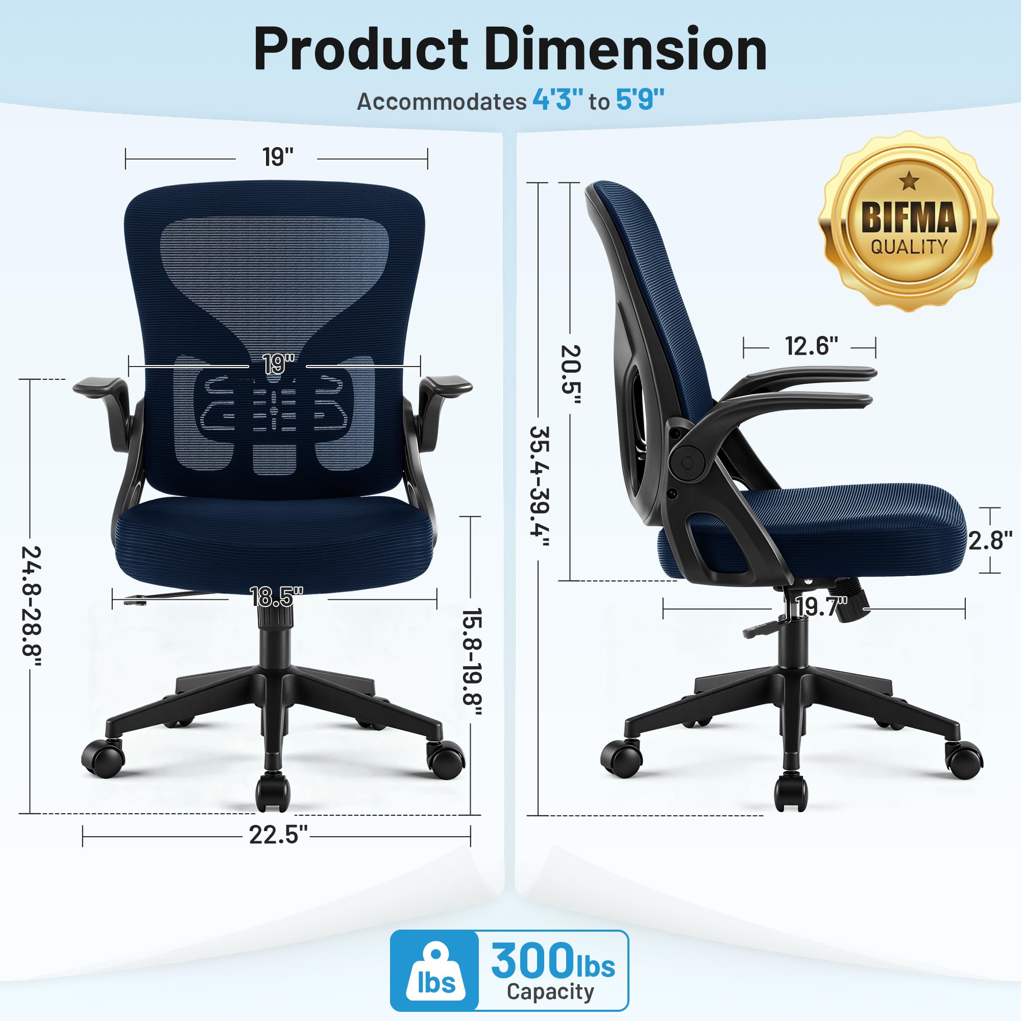 Ergonomic High-Back Mesh Office Chair