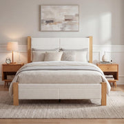 Queen Upholstered Platform Bed