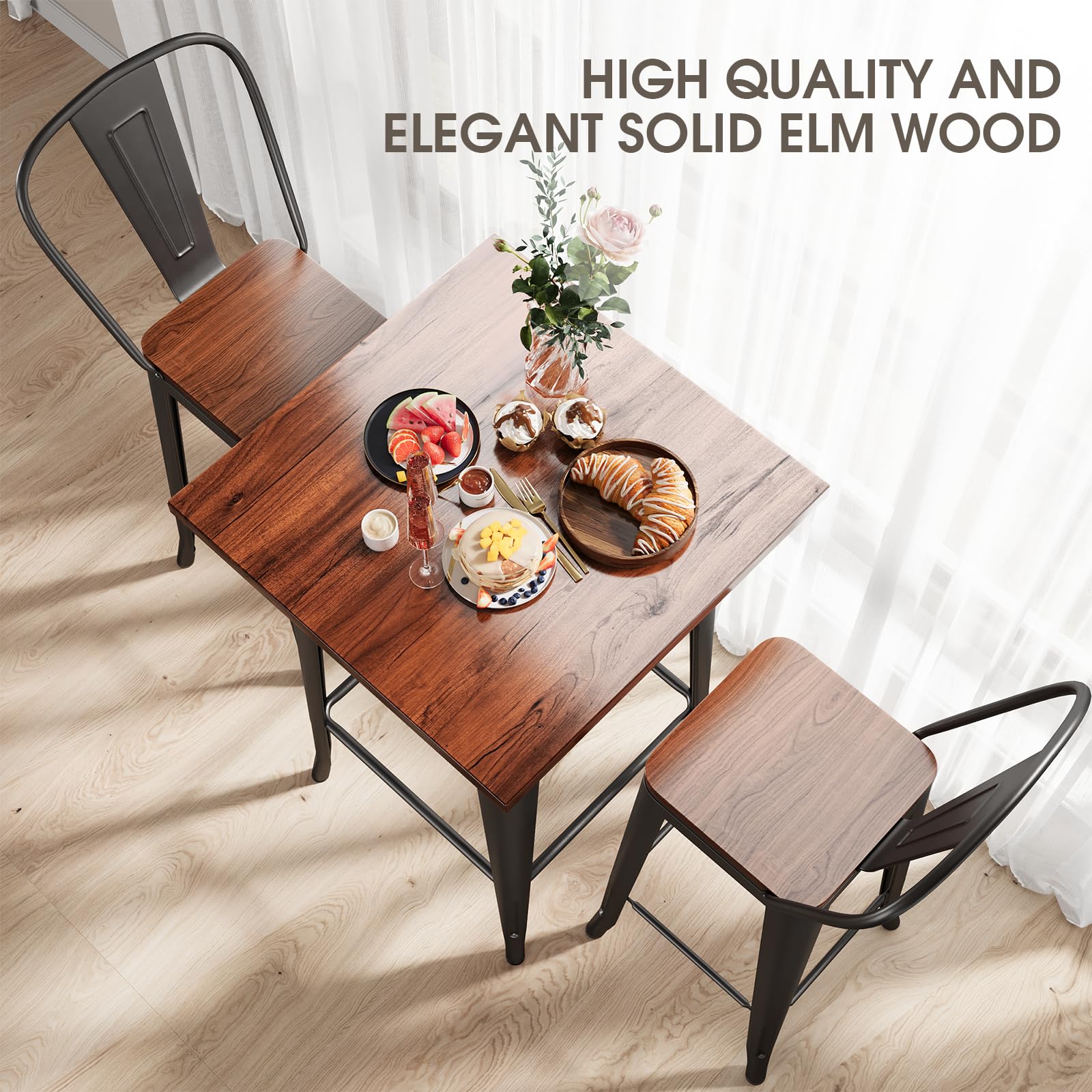 3-Piece Bar Table & Chairs Set