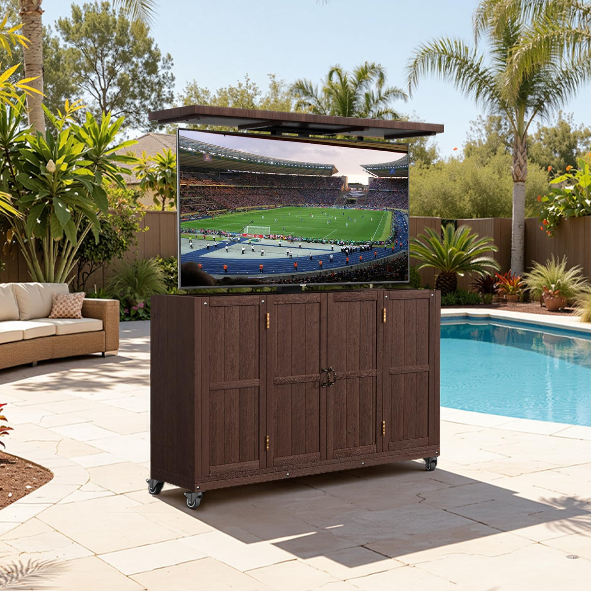 Outdoor Motorized TV Lift Cabinet