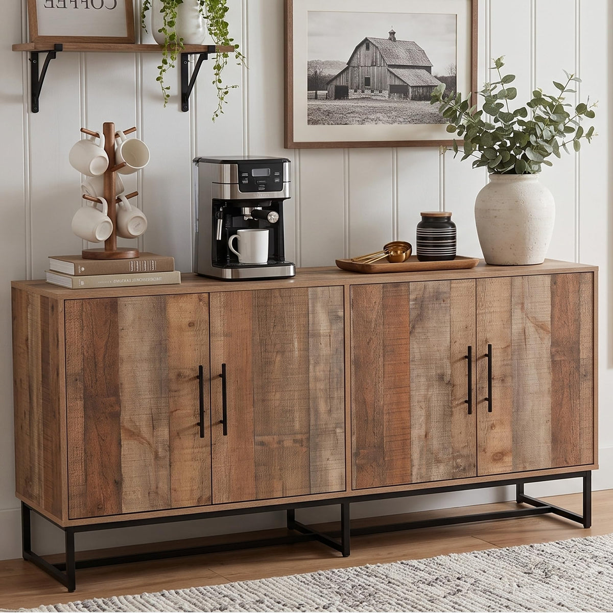 Mid-Century Wood Sideboard