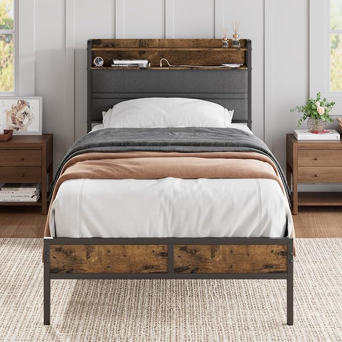 Queen LED Storage Bed Frame