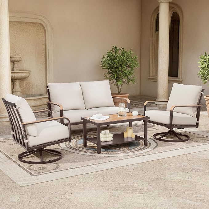 Swivel Rocker Patio Conversation Set