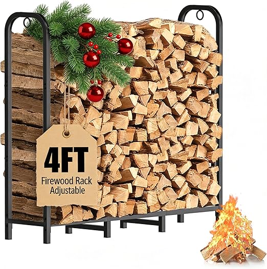 Outdoor & Indoor Firewood Rack