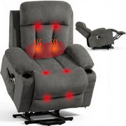 Power Lift Recliner Chair with Massage & Heat