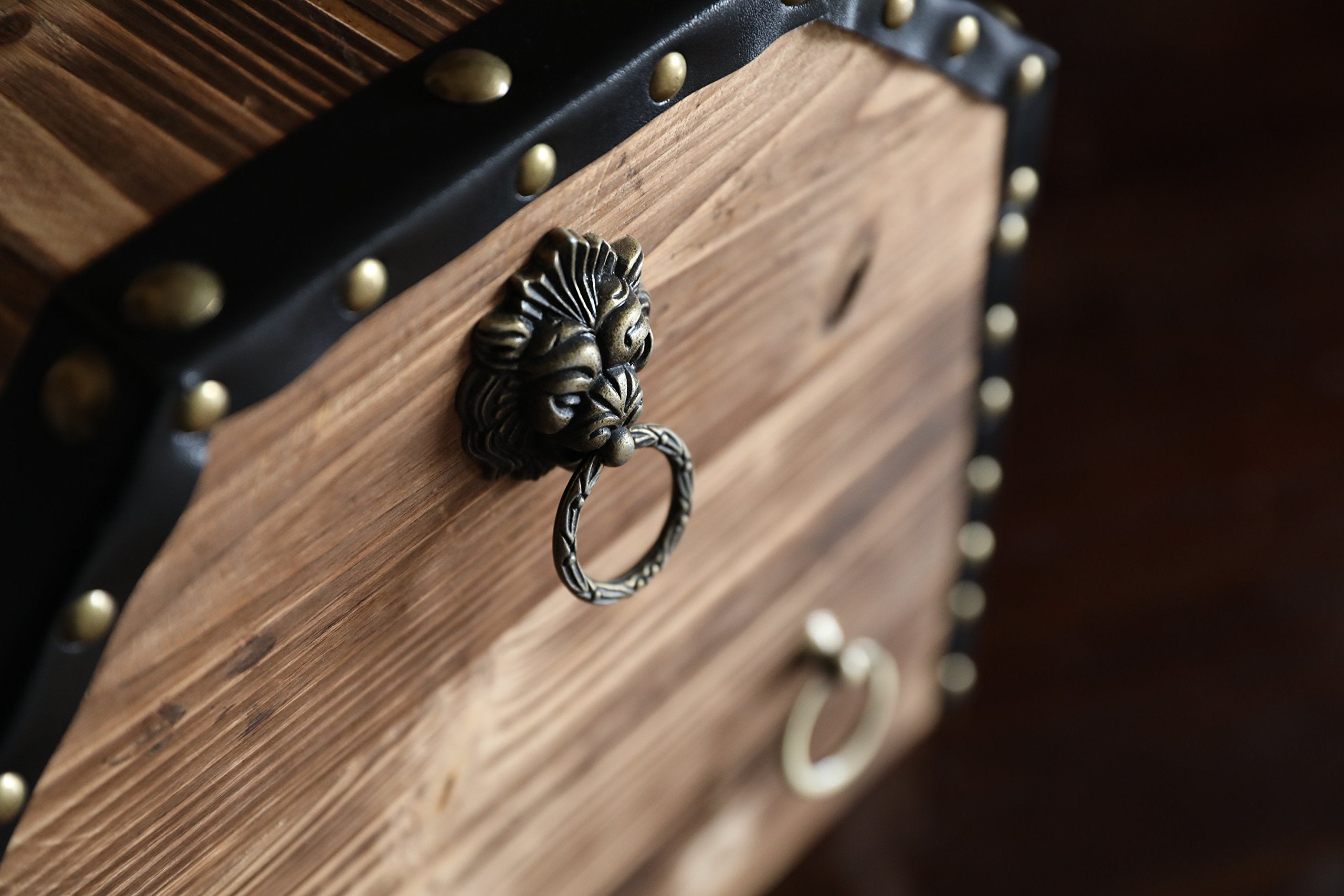 Wooden Pirate Treasure Chest – Lockable Storage Box