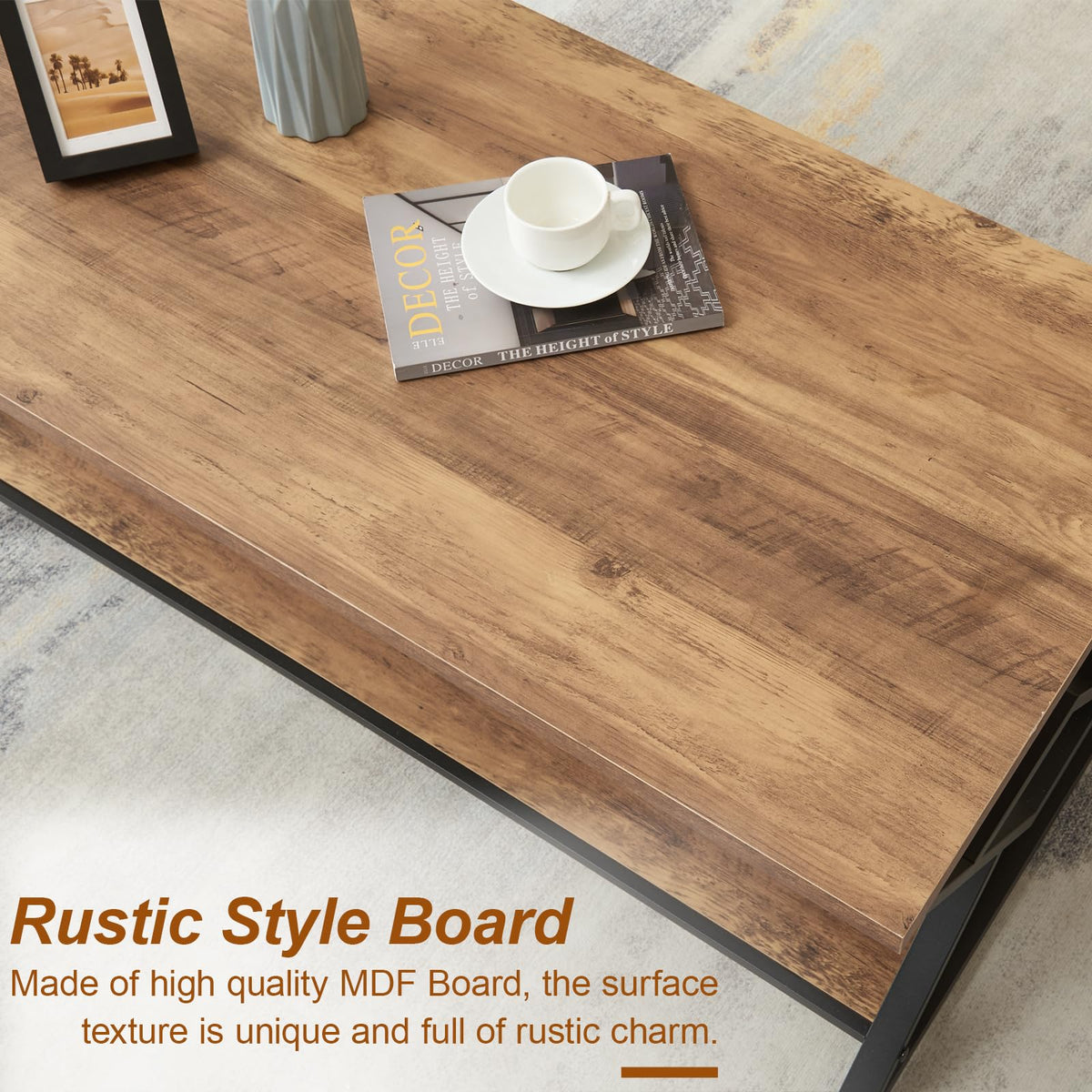 Rustic Two-Tier Coffee Table