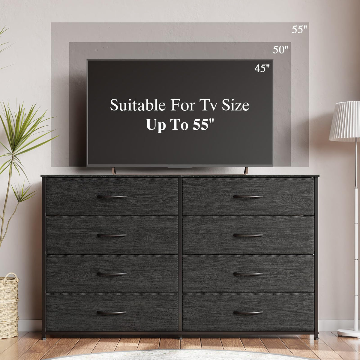 8-Drawer Fabric Dresser