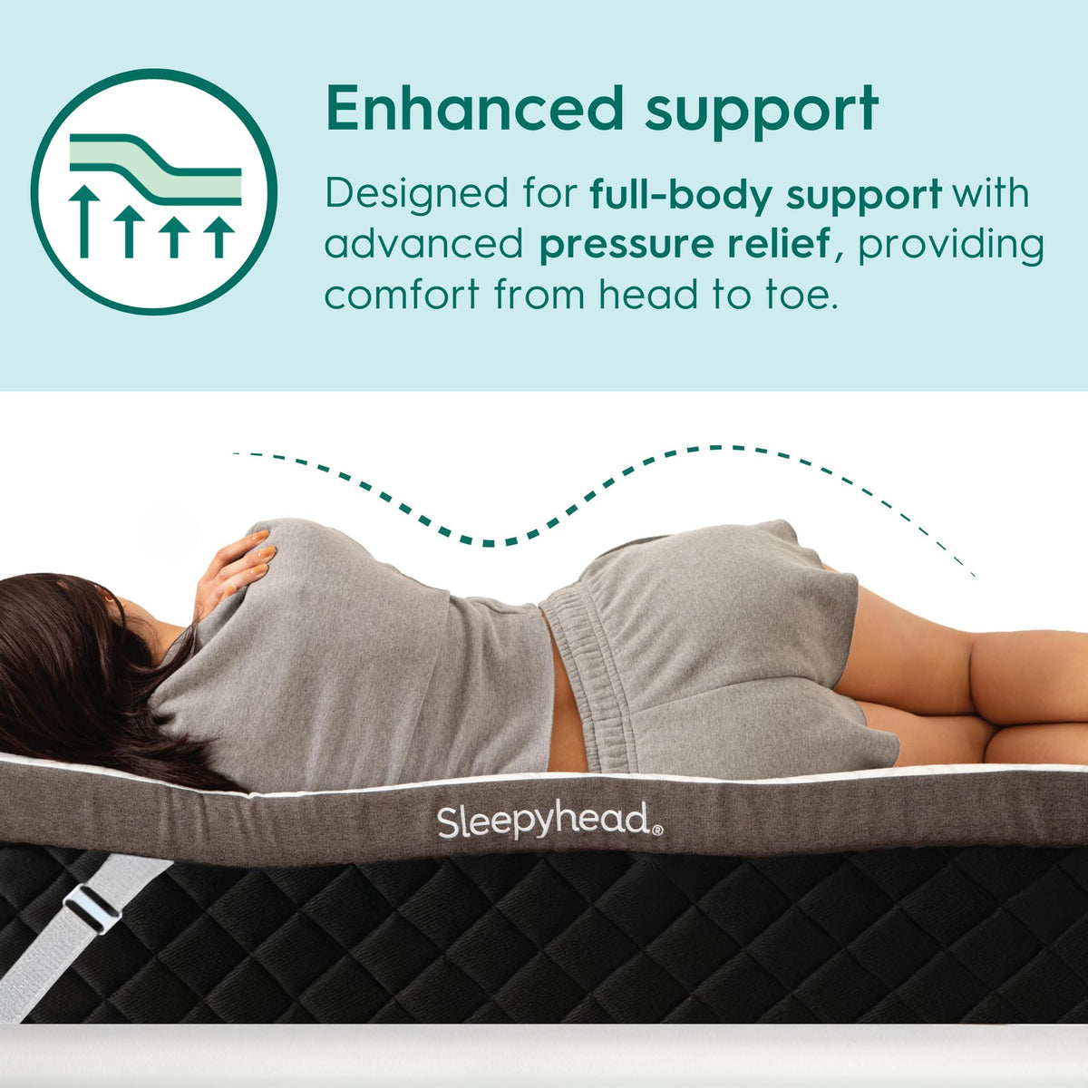 Queen Cooling Gel Memory Foam Mattress Topper