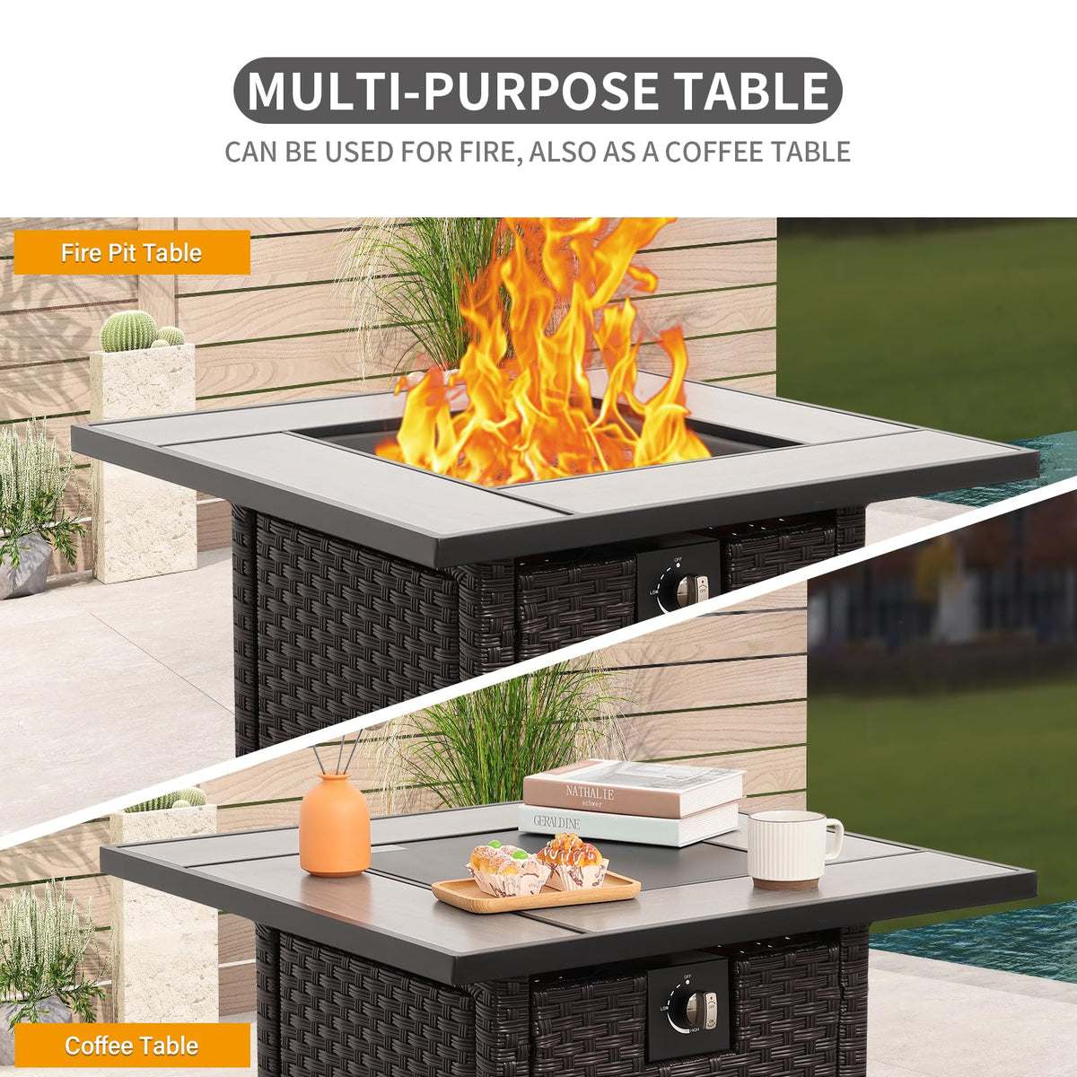 Propane Fire Pit Table