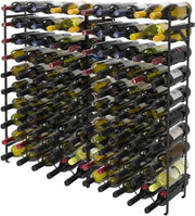 Sorbus Wine Rack Freestanding Floor - Wine Bottle Holder Holds 100 Bottles of Wine - 100 Bottle Capacity Wine Storage for Any Bar, Wine Cellar, Kitchen, Dining Room