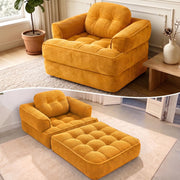 CUBIOU Folding Sofa Bed, Convertible Sleeper Chair Bed Lounge Chair
