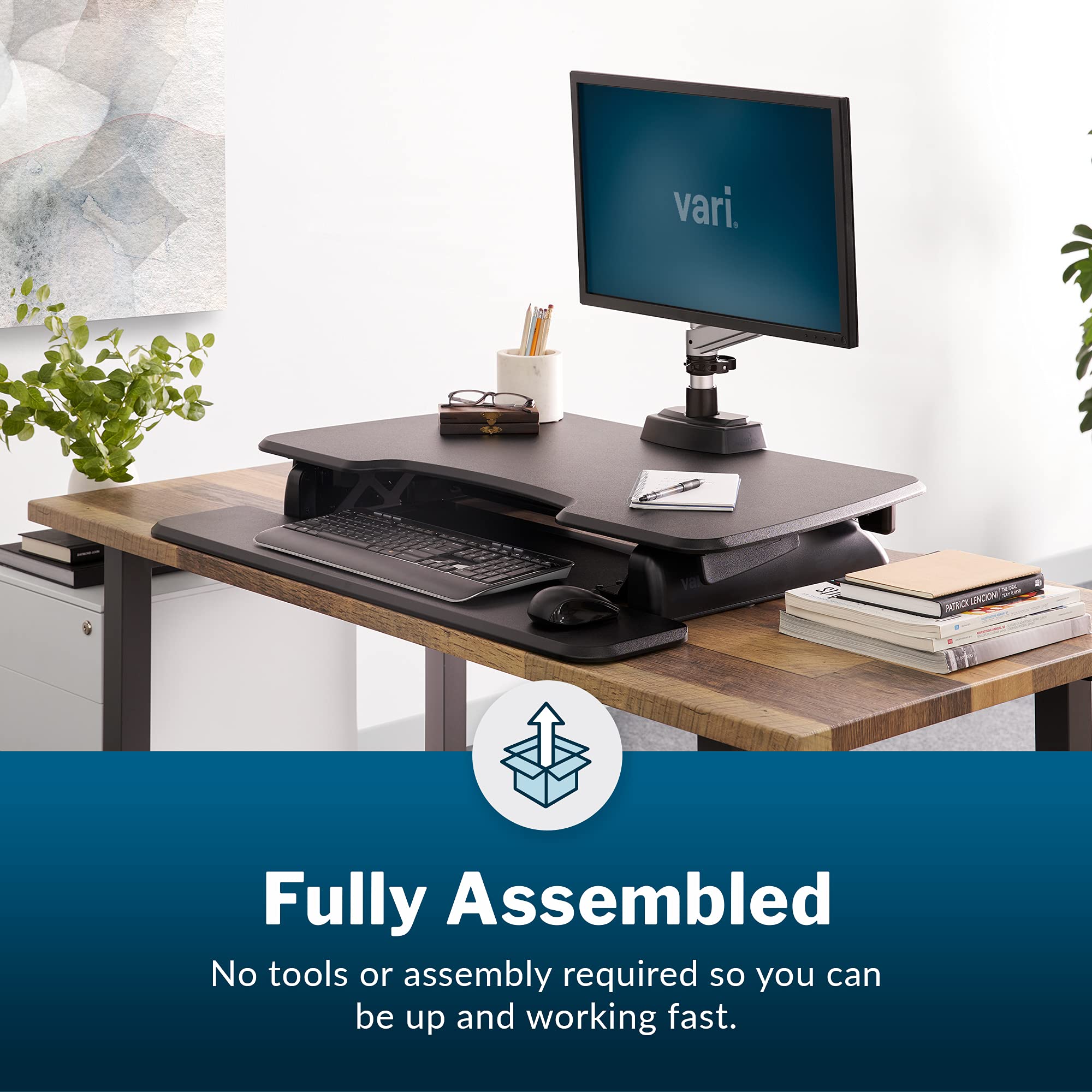 Two-Tier Standing Desk Converter 36"