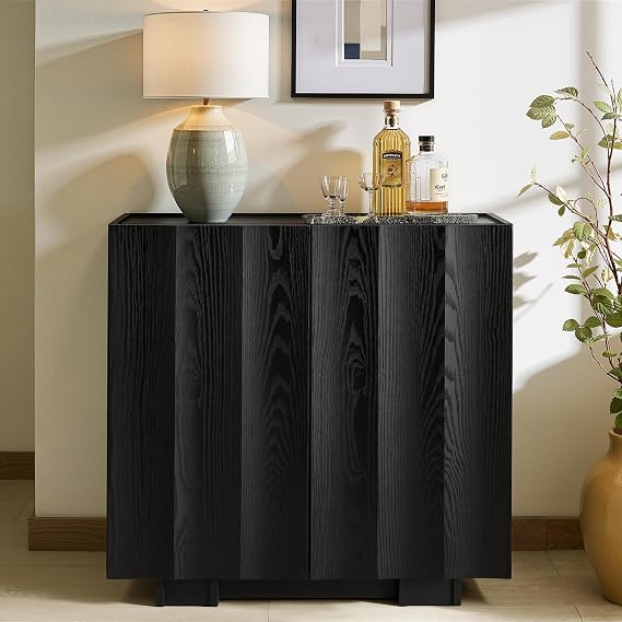 Walnut Wavy Sideboard