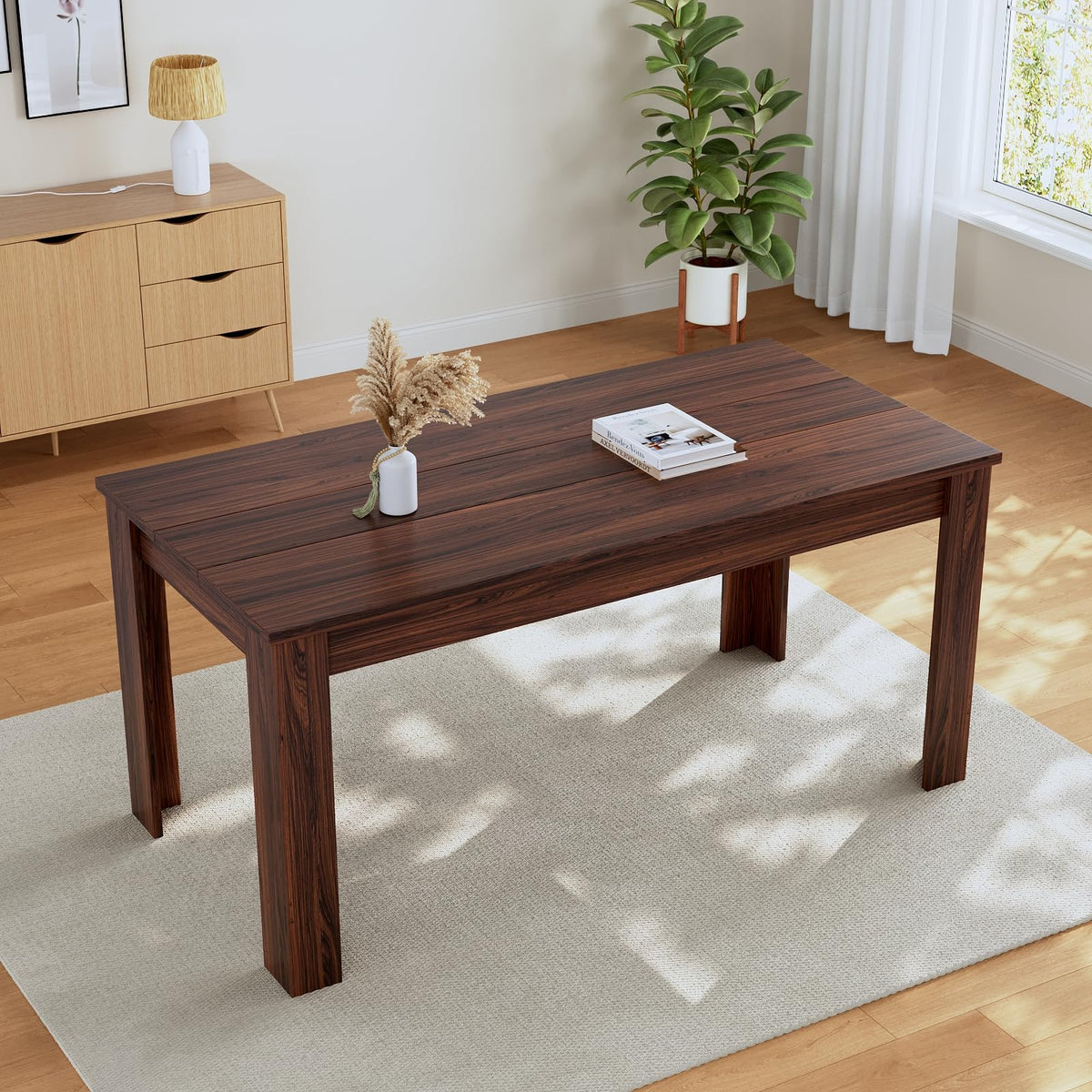 Walnut MDF Dining Table