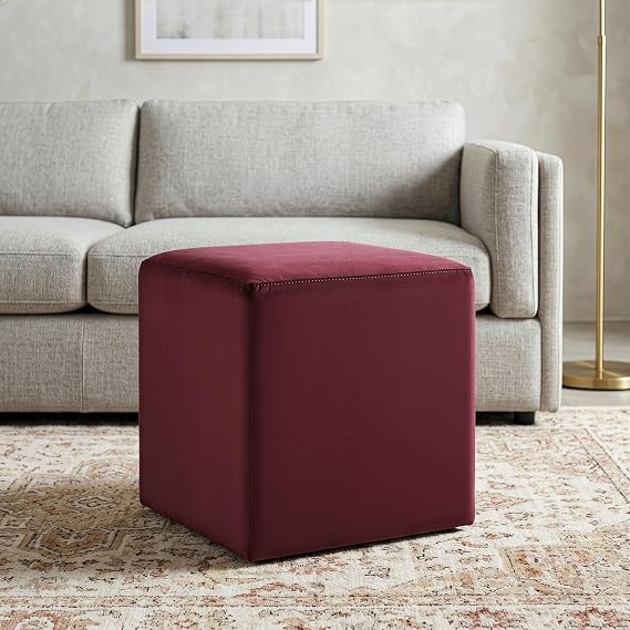 Square Cube Ottoman – Faux Leather