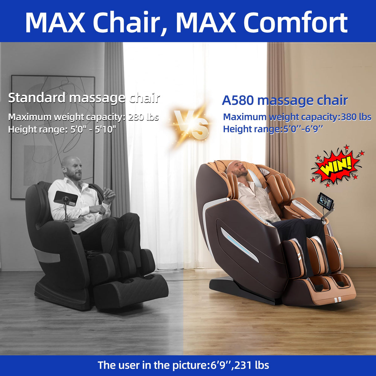 Big & Tall 4D Massage Chair
