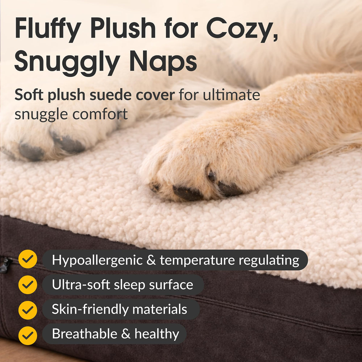 XL Orthopedic Memory Foam Dog Bed