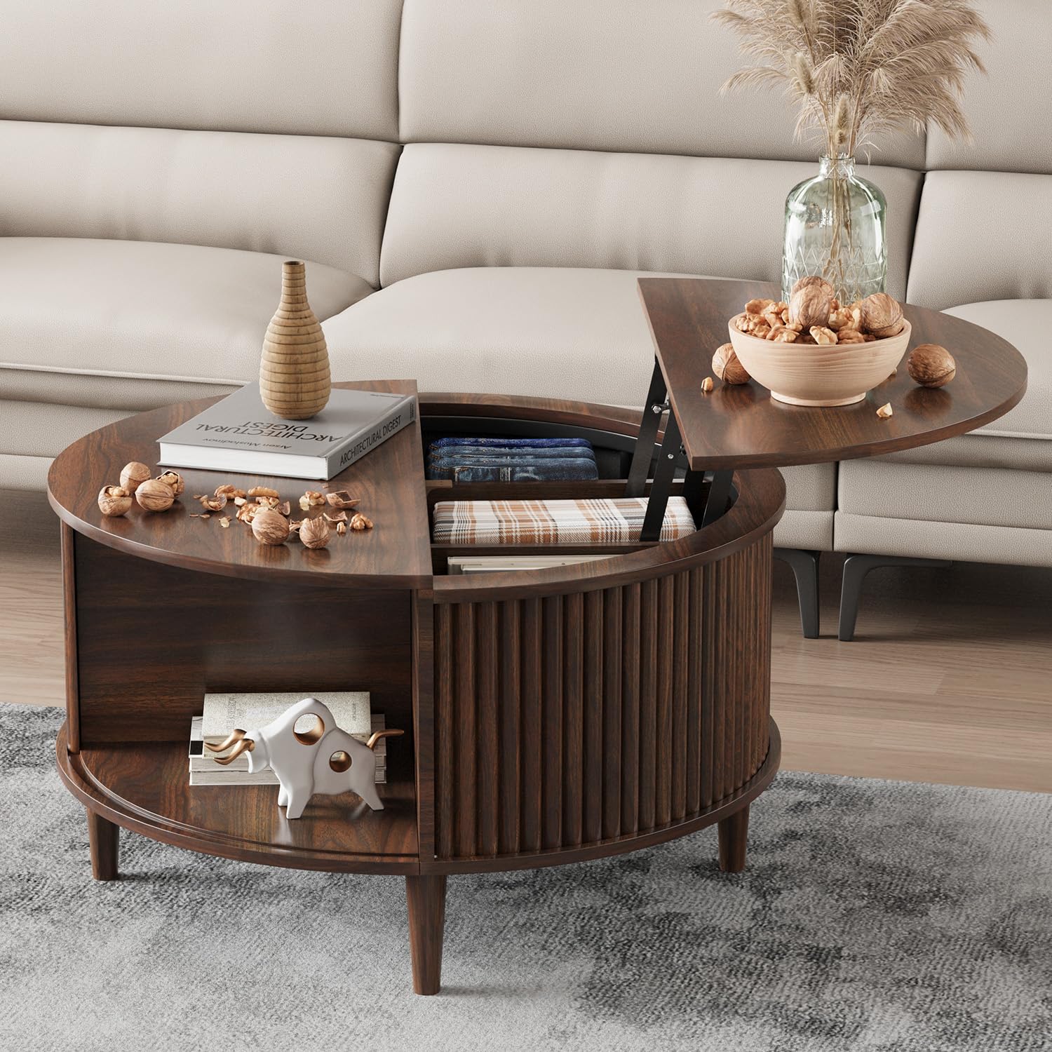 Lift Top Coffee Table with Storage