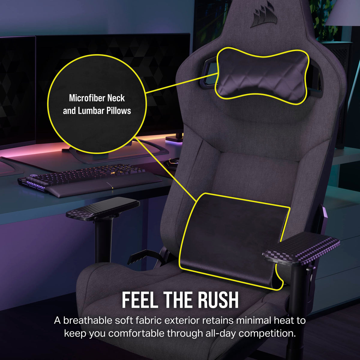 Fabric Gaming Chair