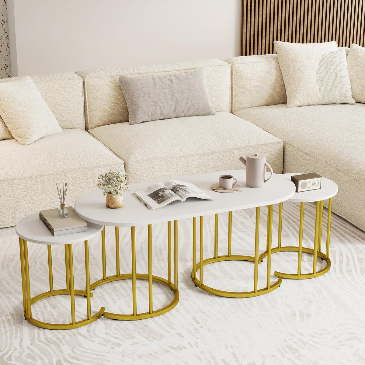 Nesting Coffee Table Set of 3