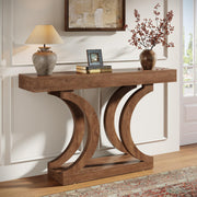 Curved Leg Console Table