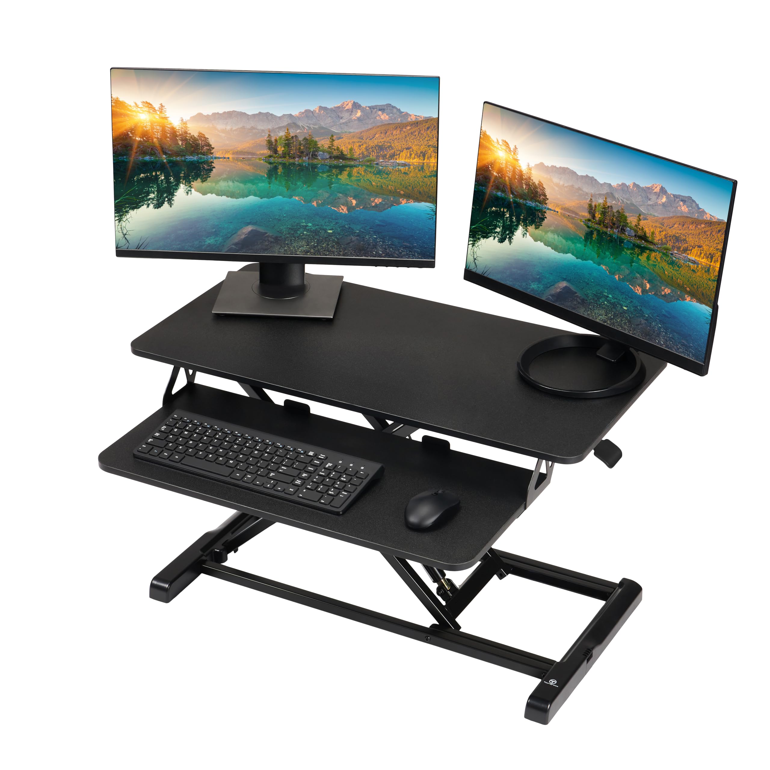 Standing Desk Converter with Keyboard Tray