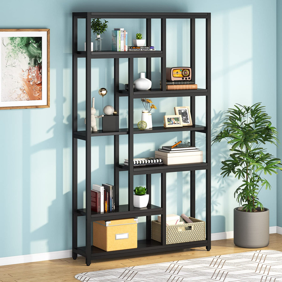 7-Tier Open Bookcase