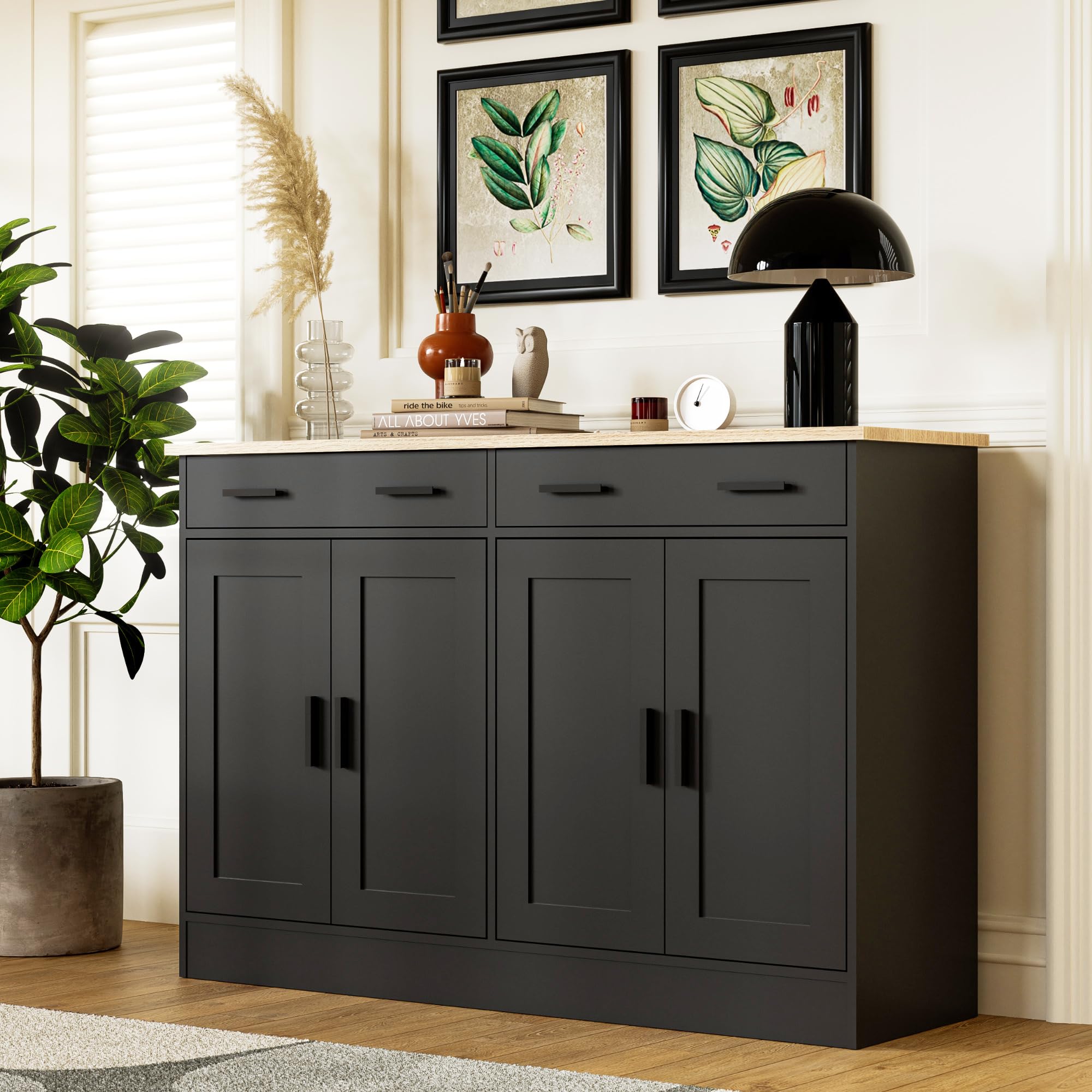 53" Buffet Cabinet with Storage