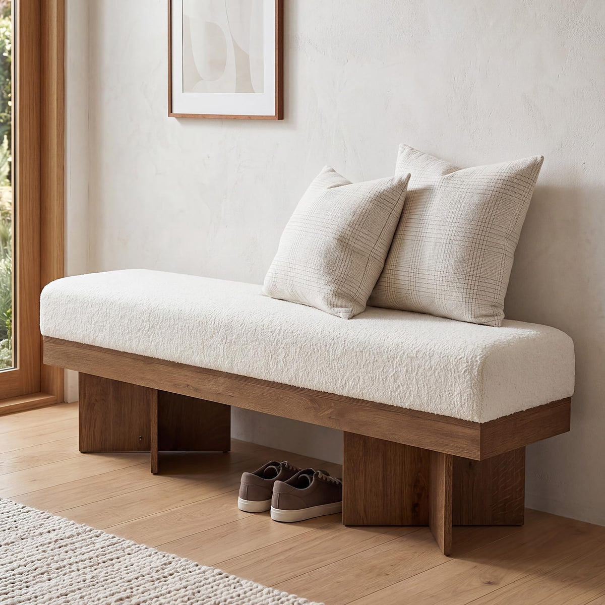 Upholstered Entryway Bench