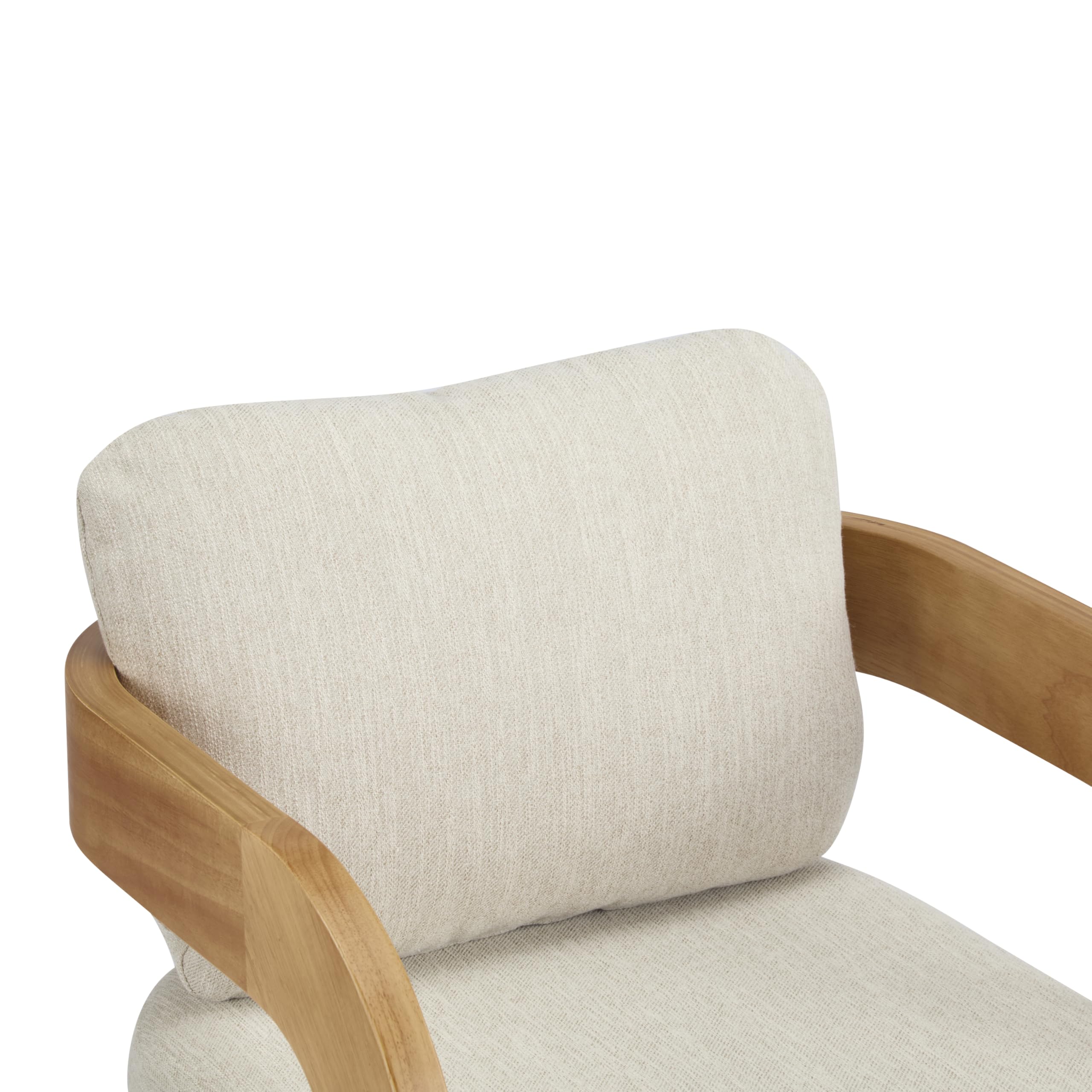 Upholstered Dining Chairs with Cushion, Set of 2
