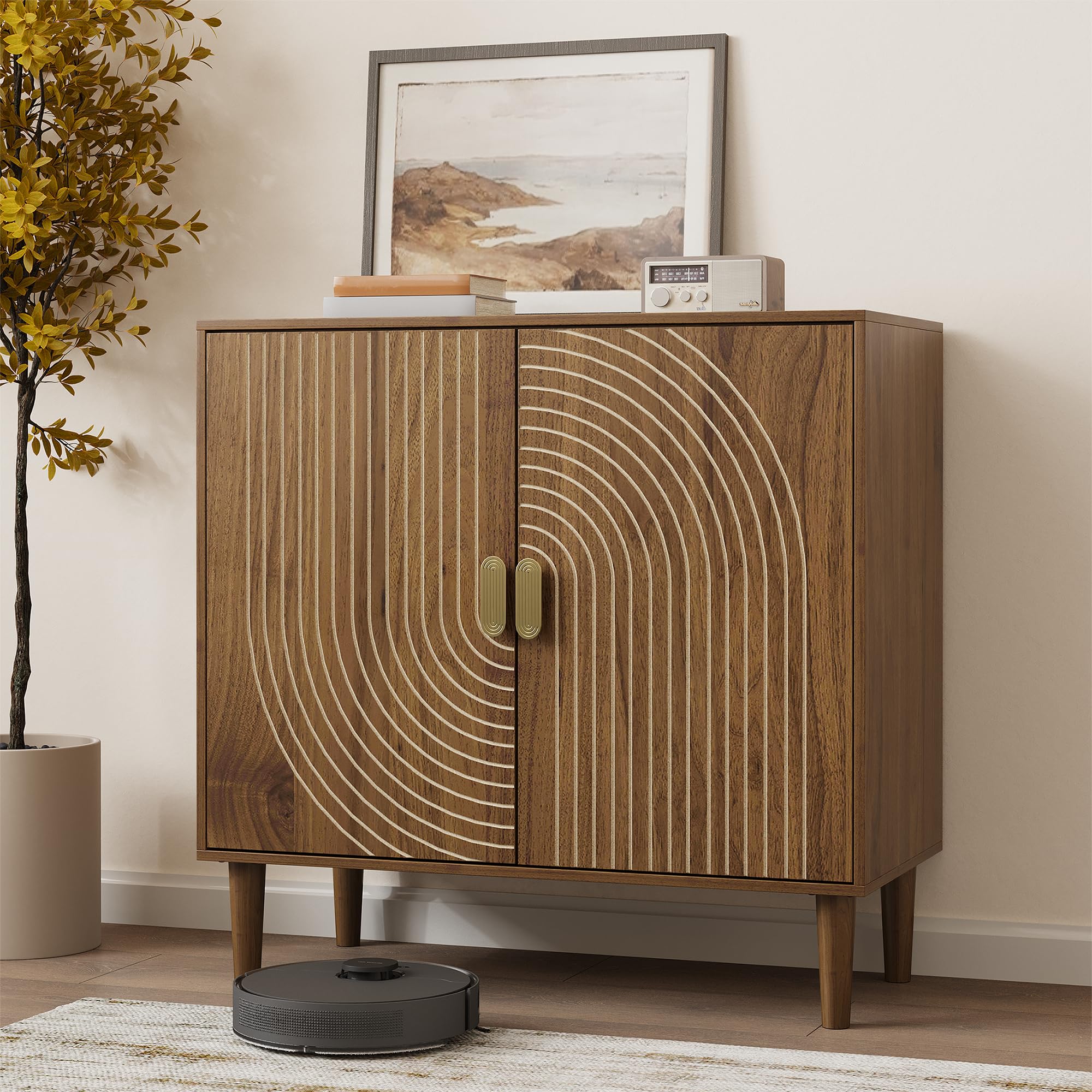 Sideboard Buffet Cabinet with Adjustable Shelf
